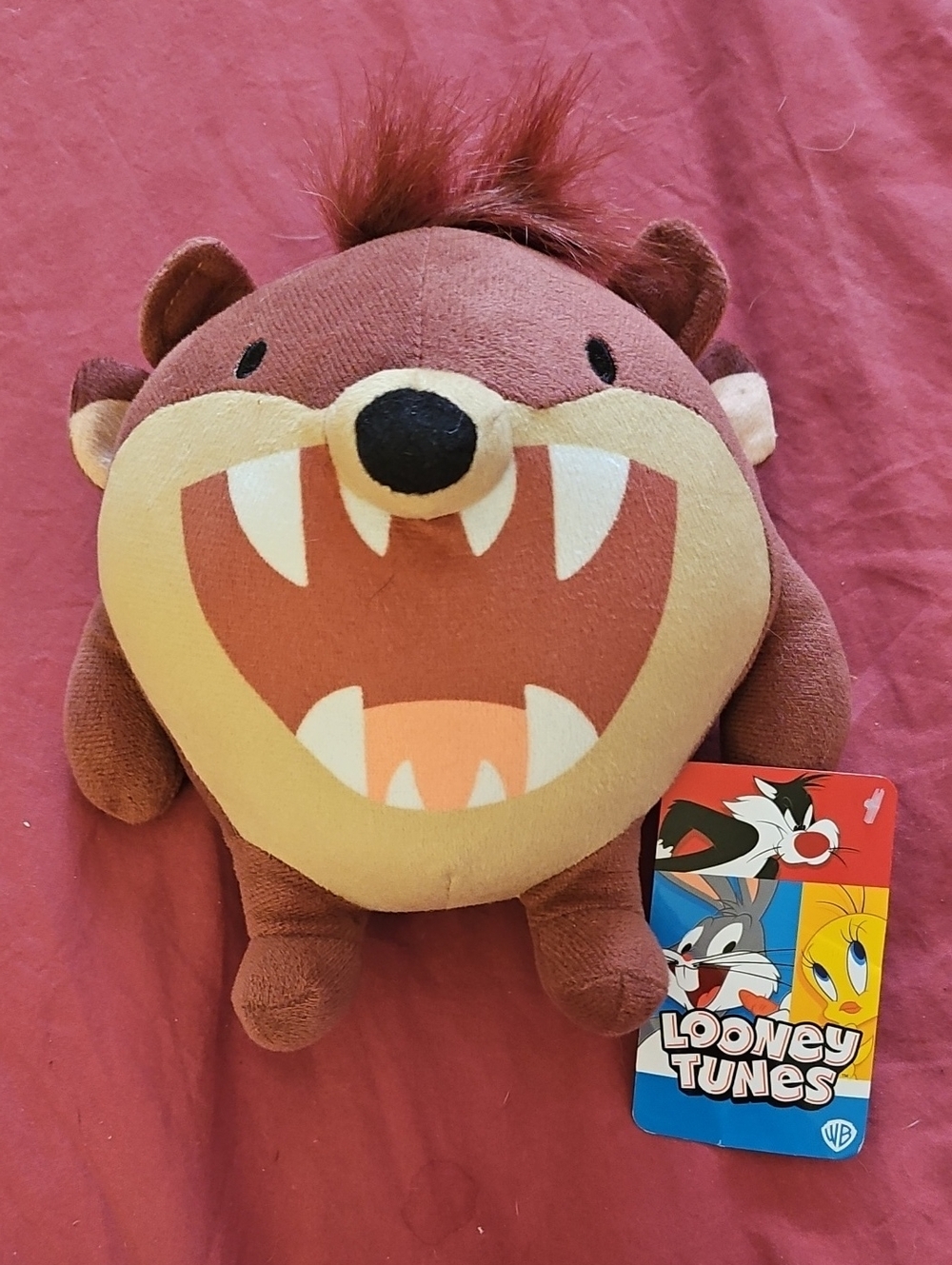 Warner Bros., Looney Tunes Tasmanian Devil Plush - Brown & Cream